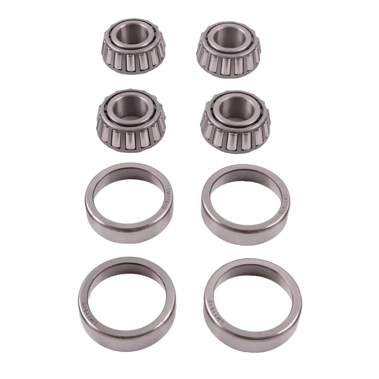 JZGRDN 4PCS Tapered Roller Bearing LM11949 LM11910 77889 Compatible with Axles Trailer Wheel