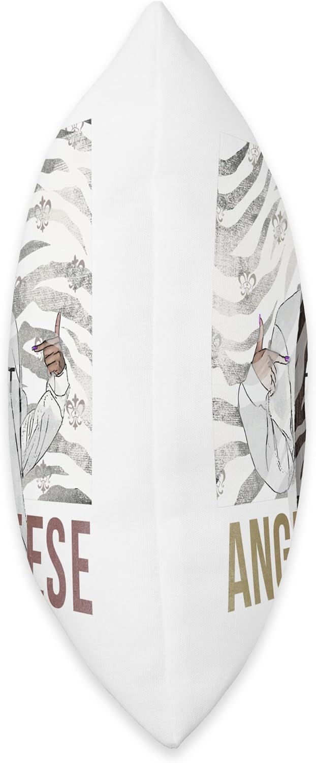 Angel Reese Official Merch The Ticket Throw Pillow