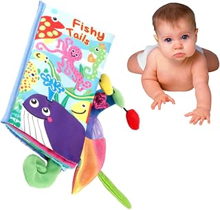 KOMBIUDA Brinquedos De Brinquedo De Animais Para Bebês Brinquedos Para Crianças Livro De Aprendizagem Do Bebê Livro De Pano Brinquedo De Educação Precoce Toque Do Bebê Brinquedos