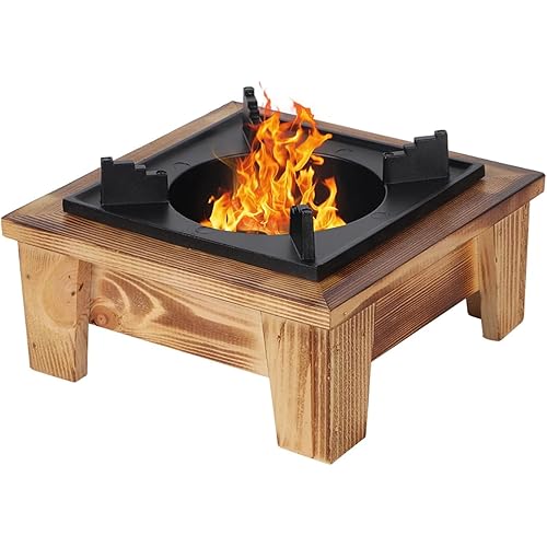 Alcohol Stove，Wood Stove，Wood Burner，Japanese Portable Stove, Suitable for Outdoor Picnicking, Making Soup, Hotpot, Grilling Meat, Boiling Water