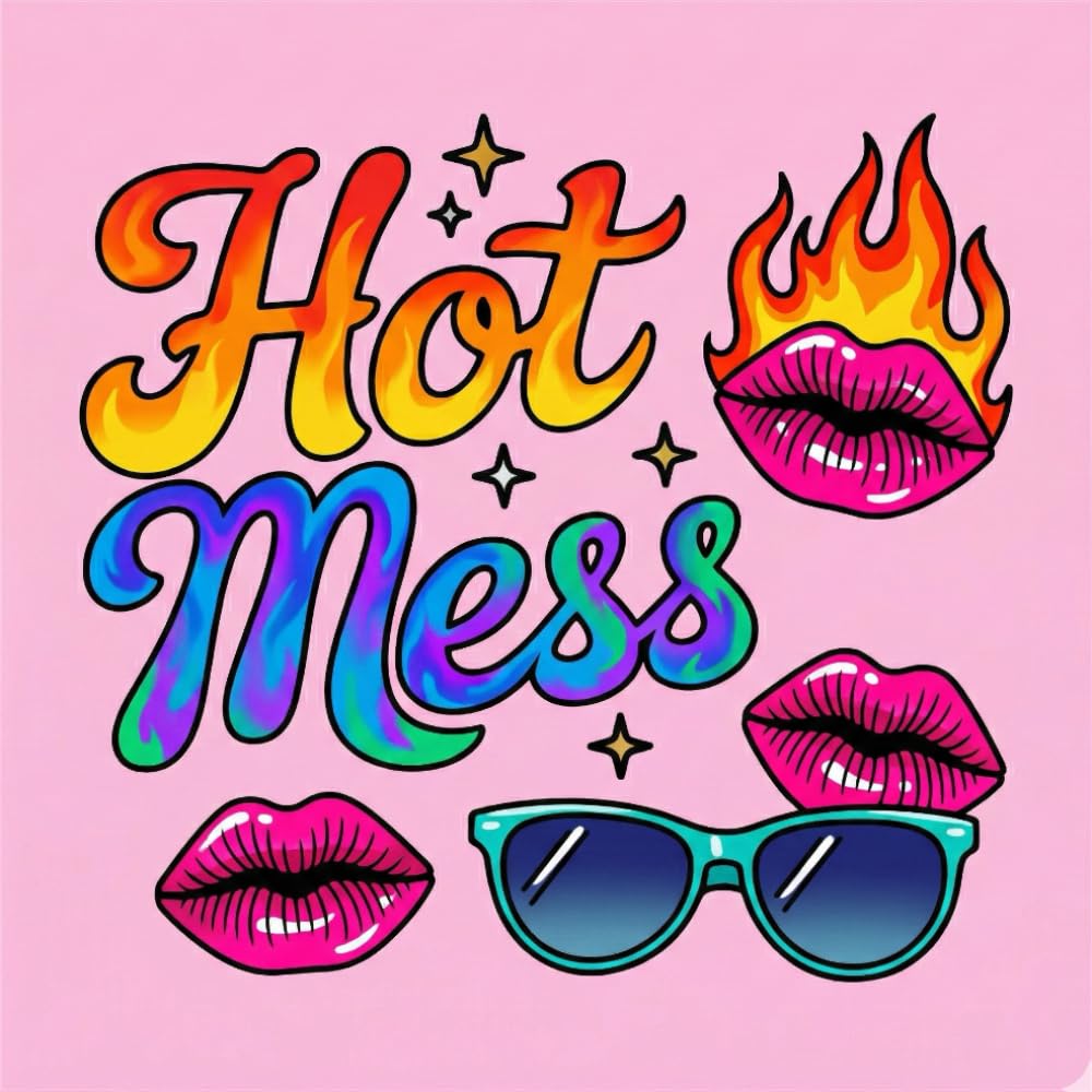 The Hot Mess Coloring Book - The Swear Word Coloring Book