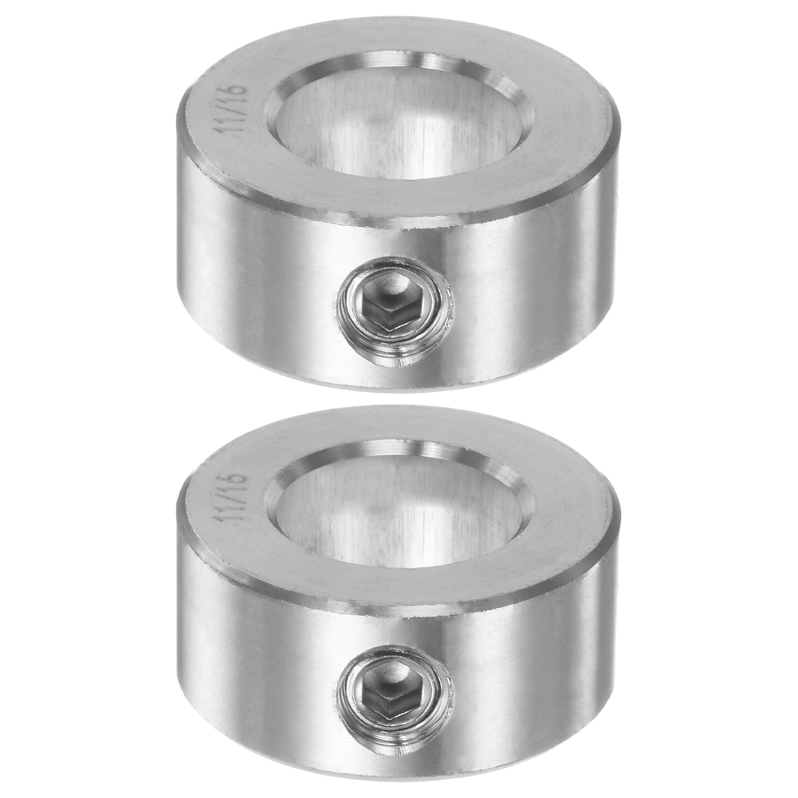 Stainless Steel Shaft Collars - Durable Set Screw Collars -1
