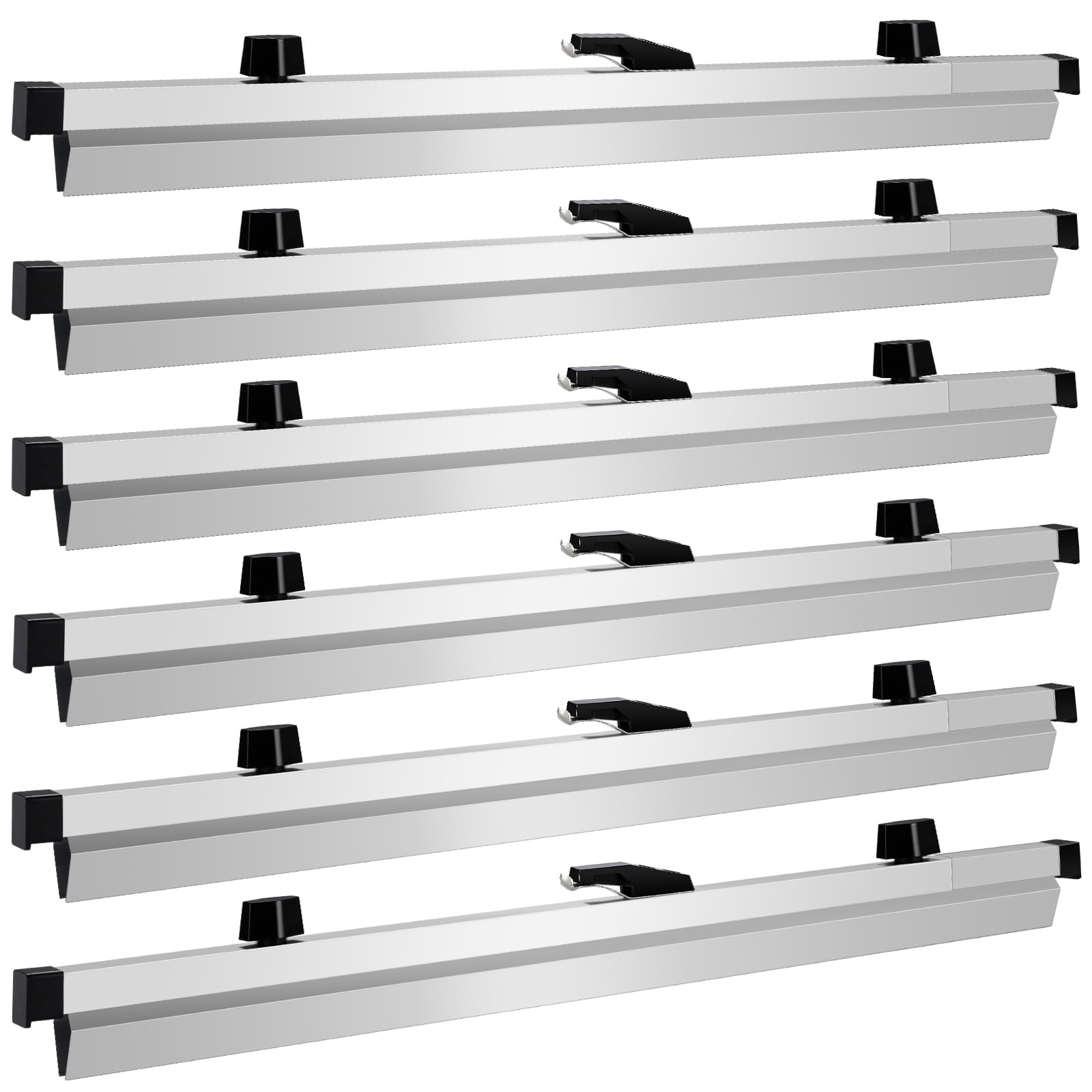 Blueprint Hanging Clamps 30 Inch 6Pack, Aluminum Blueprint Holder