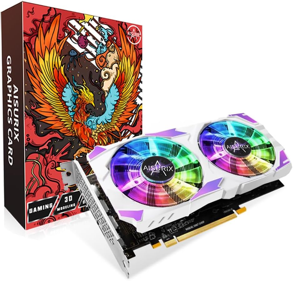 Amazon.com: AMD RX 580 8GB Graphics Card, 2048SP 1284MHz GDDR5 256bit ...