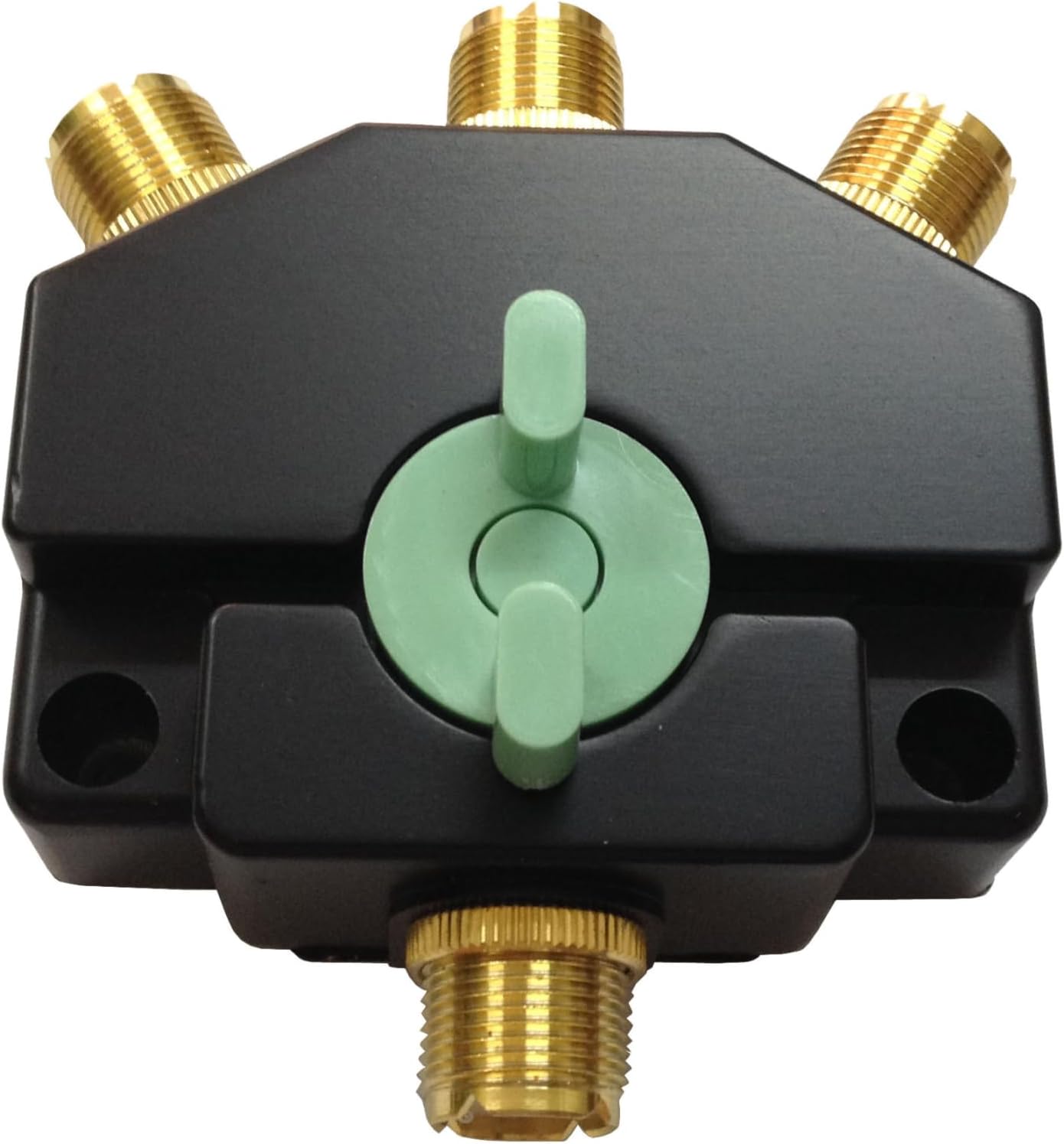 TA-103 3 Position Coaxial Switch for 144/440MHz HAM CB or HF/VHF/UHF Radio UHF Female (SO-239) Connector Plated Golden
