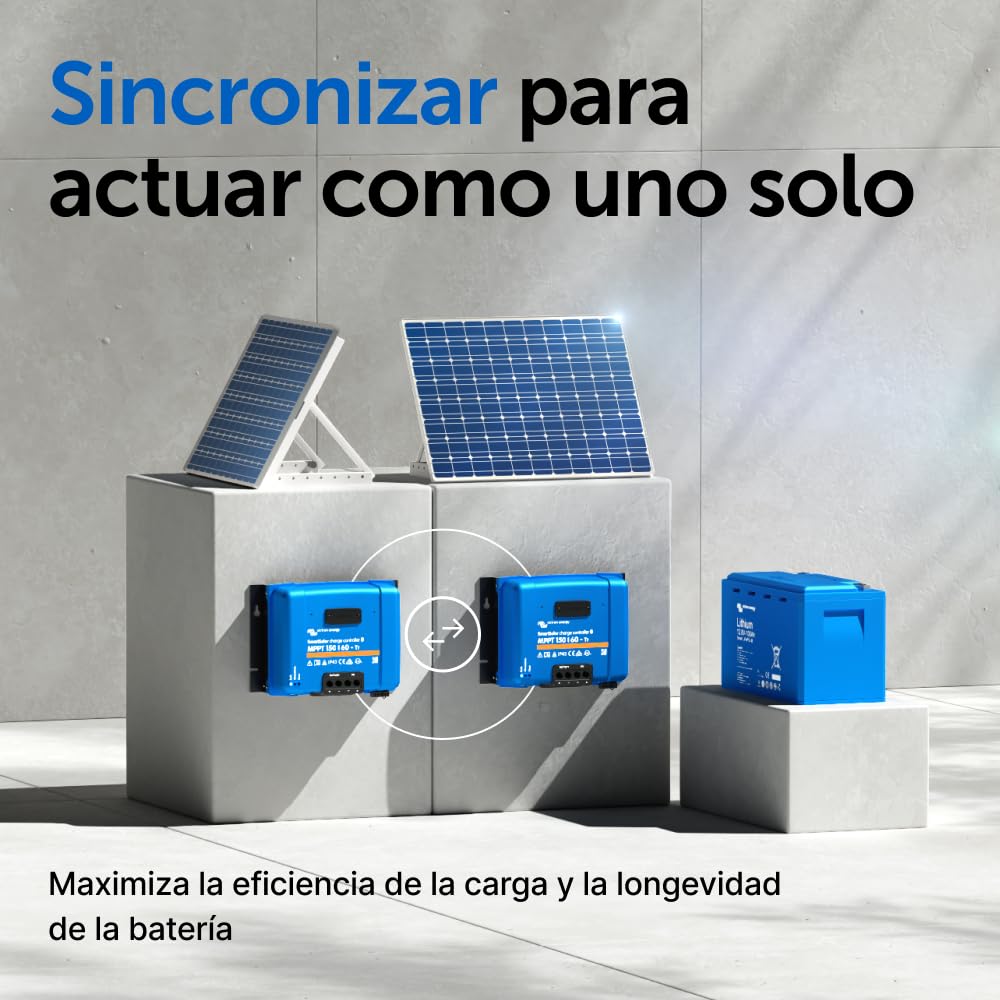 Victron Energy SmartSolar MPPT Tr 150V 60 amperios 12/24/36/48-Voltios Controlador de Carga Solar (Bluetooth)