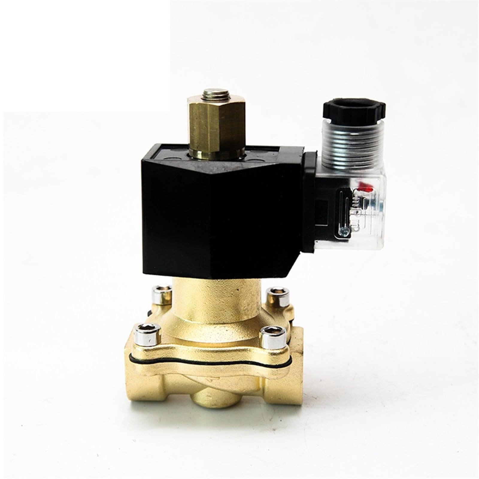 Ieumjnat Npt-12Vdc 1/2" Solenoid Valve Normal Open 12V 24Vac 220Vac 24Vdc For Water Gas Oil(Npt-12Vdc)