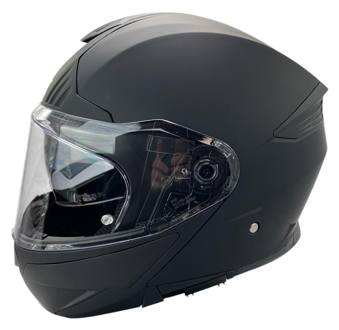 SMK Gullwing Helm, Mattschwarz, Modular SV