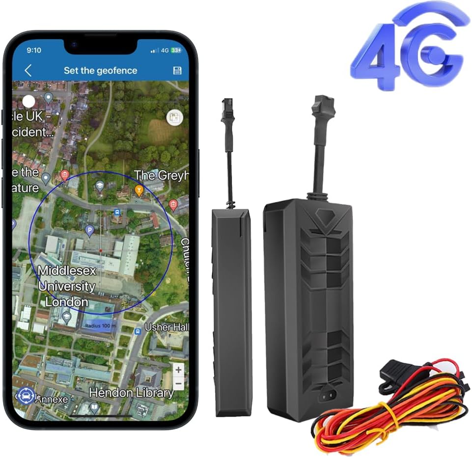 Winnes GPS Tracker 4G Unlimited Tracking Range Realtime Positioning