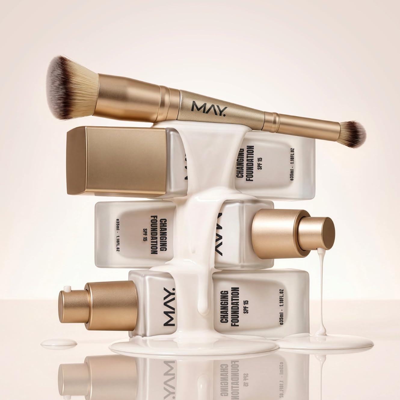 May Cosmetics 2 x Changing Foundation 35 ml