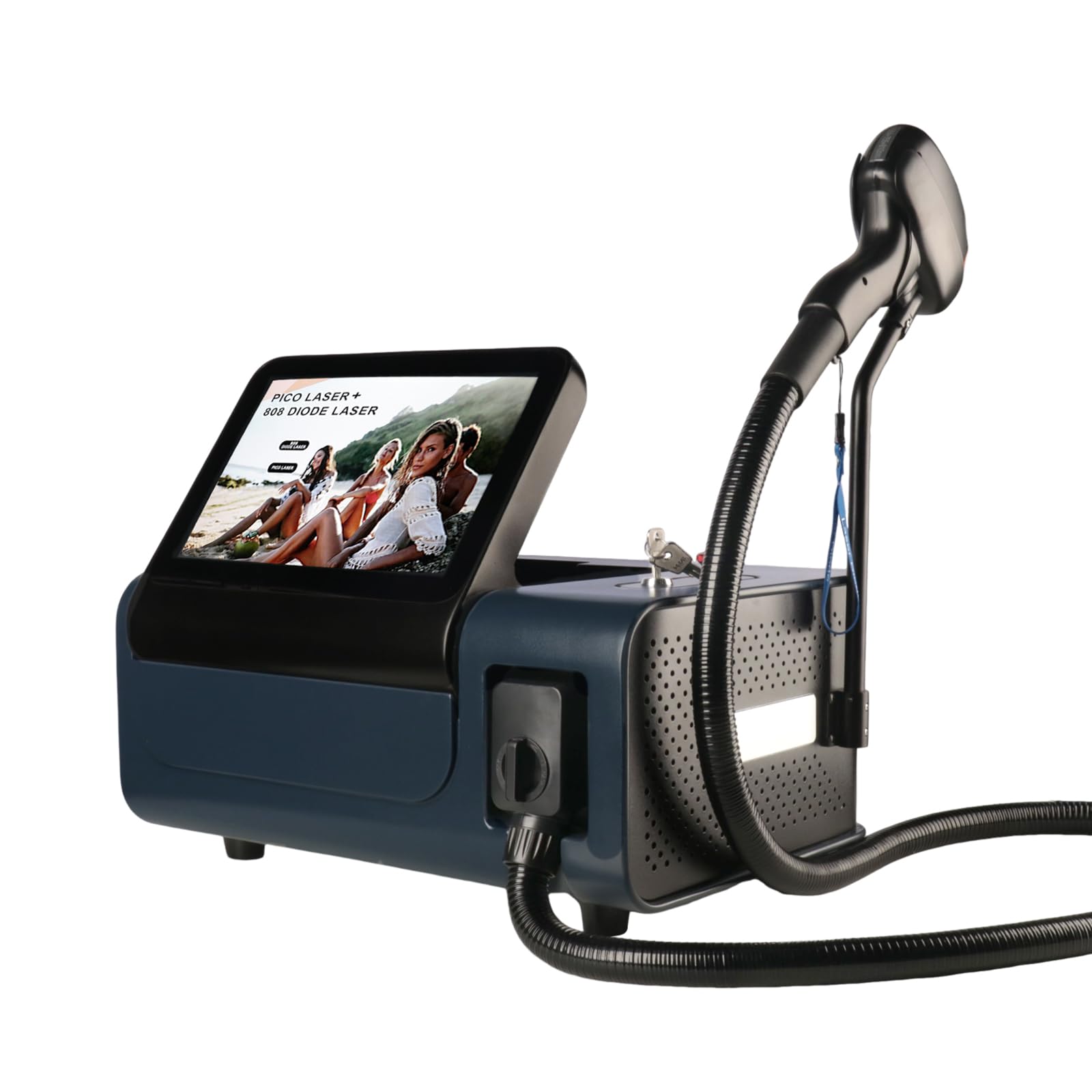 Professional Hair Removal Machine 3 Wavelength Permanent Hair Removal Device with Ice Cooling Body Painless for Face Legs