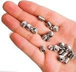 200 Pieces Cone Point Grub Screws M3 M4 M5 M6 M8 Stainless Steel Metric Thread Hex Head Grub Screws Assortment Kit for Door Handle Taps