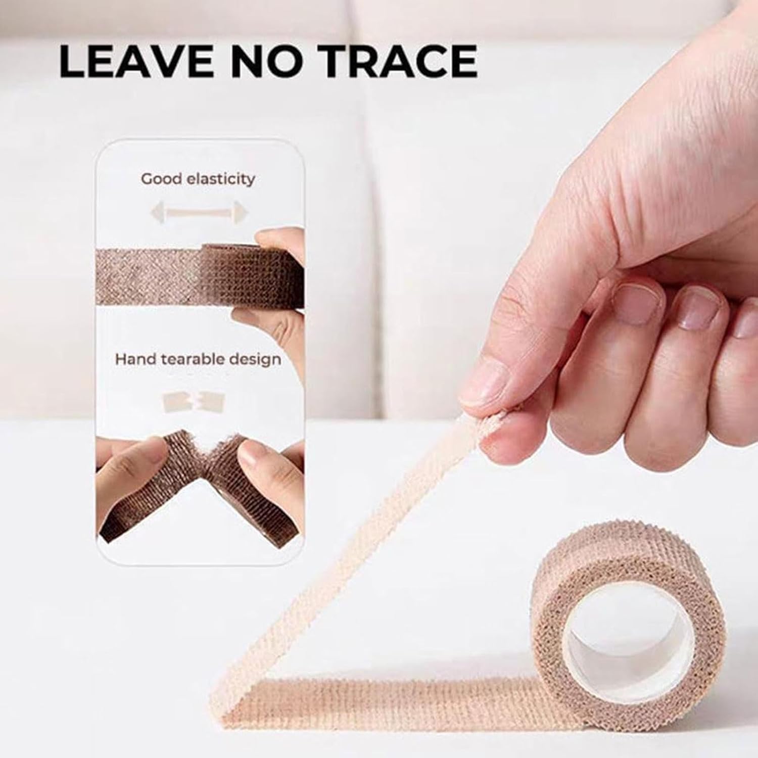 Furniture Pads for Hardwood Floors - Non Slip Furniture Leg Pads Tape | Wood Tile Floor Protection Non Slip Grippers Self Stick for Kitchen Bar Stools