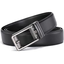 Mens Dress Belt Ratchet Belt Leather Comfort Perfect Companion to Mens Dress Shoes