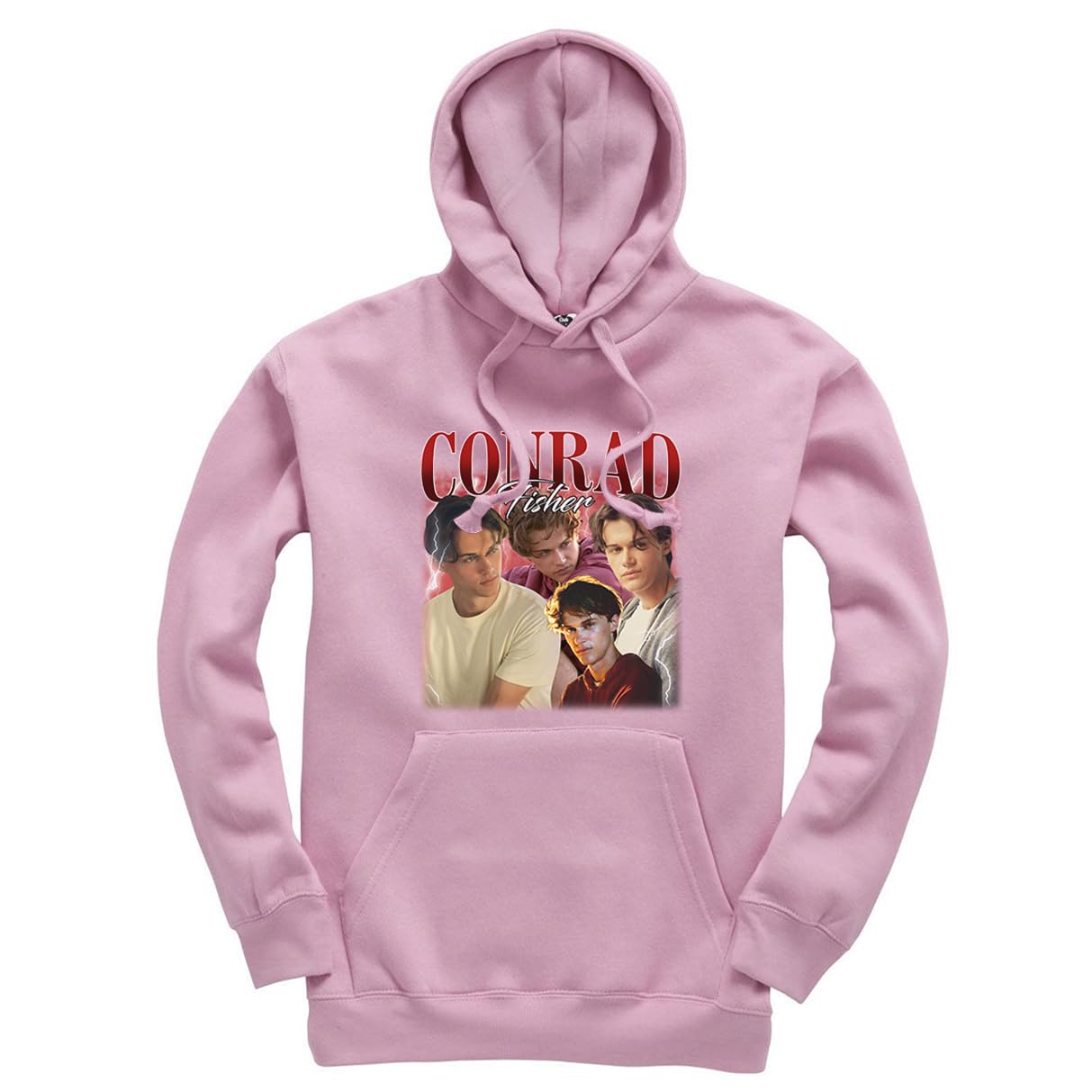 New Spirit Original Unisex Baby Pink Conrad Fisher, Trending Trendy Cool Jumper Funny Adults Hoodie Jumper