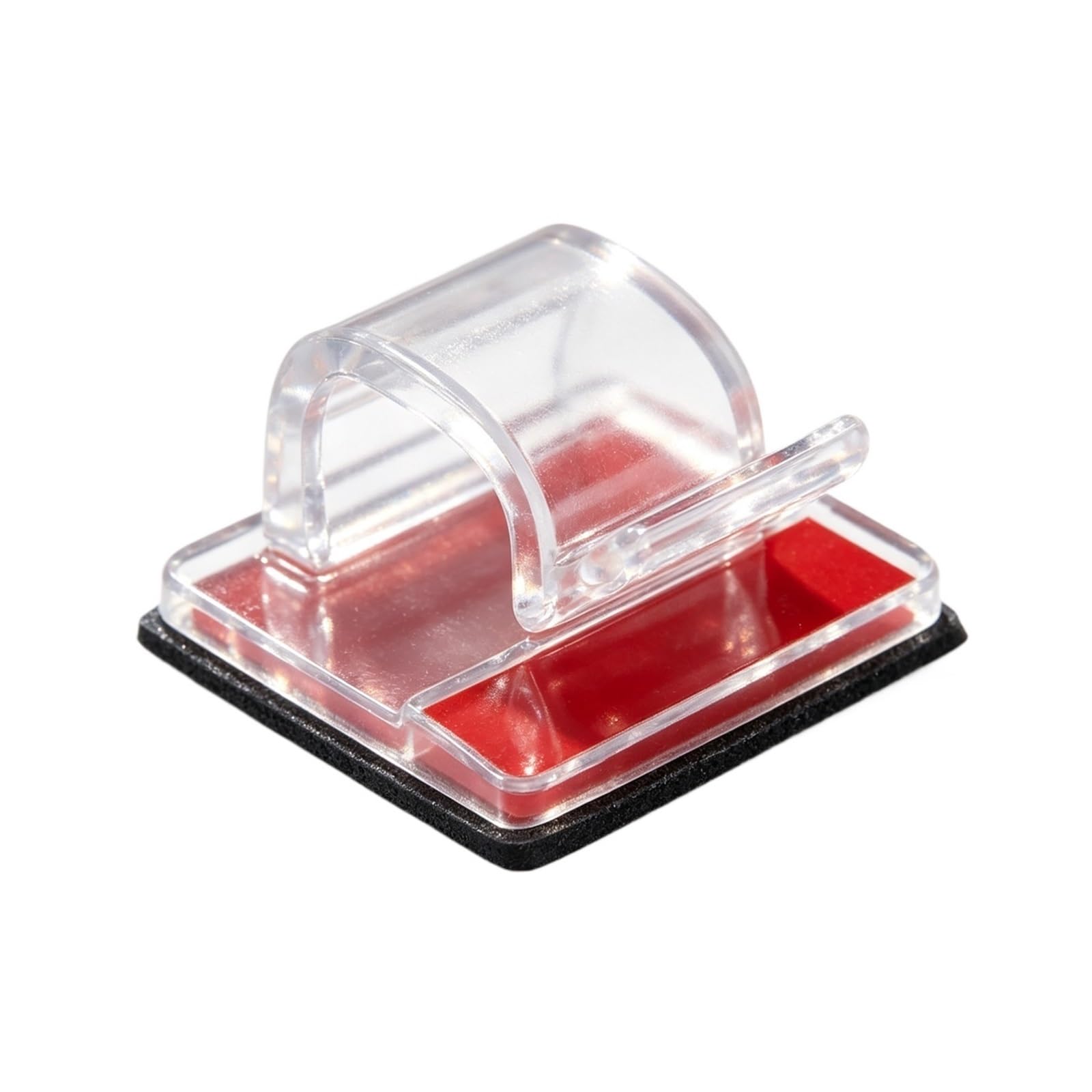 Dpnentv 20Pcs-Transparent Self Adhesive Cable Clips Wire Holder Cord Fixer For Home Office