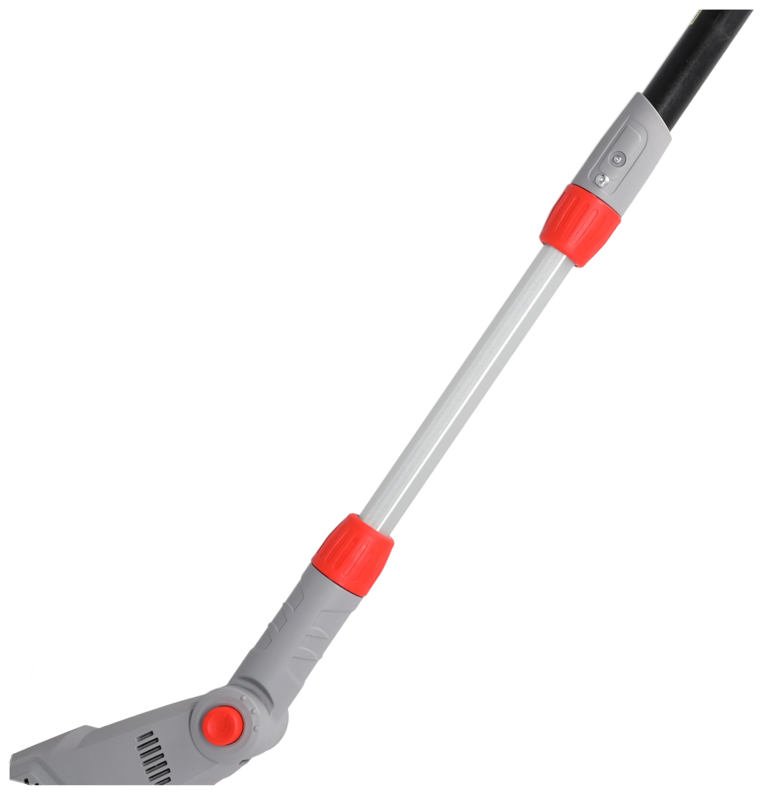 DEDRA Motosierra eléctrica DED8699 2,85 m con brazo telescópico, 750 W, 8", velocidad de cadena eficiente: 11 m/s, sistema sin herramientas para tensar la cadena, ángulo de cabeza ajustable +/-30°