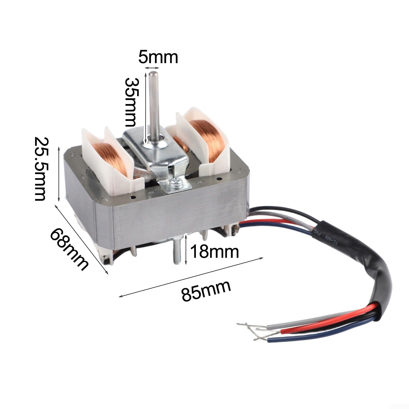Motor de campana extractora de acero inoxidable para YJF6825 serie 68, motor de campana extractora para poste perfilado de 3500 RPM 100 W, pieza de repuesto para ventilador de escape de cocina