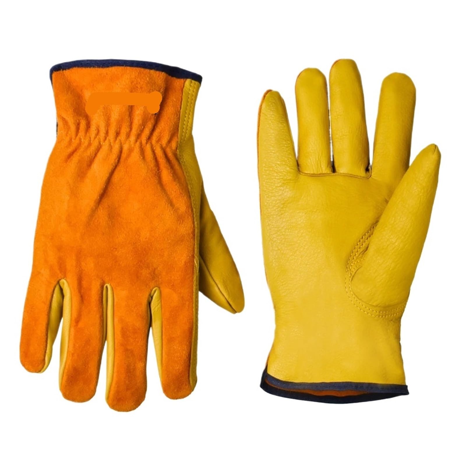 Guanti Da Giardinaggio Guanti da lavoro da uomo in pelle granata traspirante confortevole protezione da saldatura da giardino guanto di sicurezza for lavori di diserbo Per Attrezzi Da Giardino, Meccan