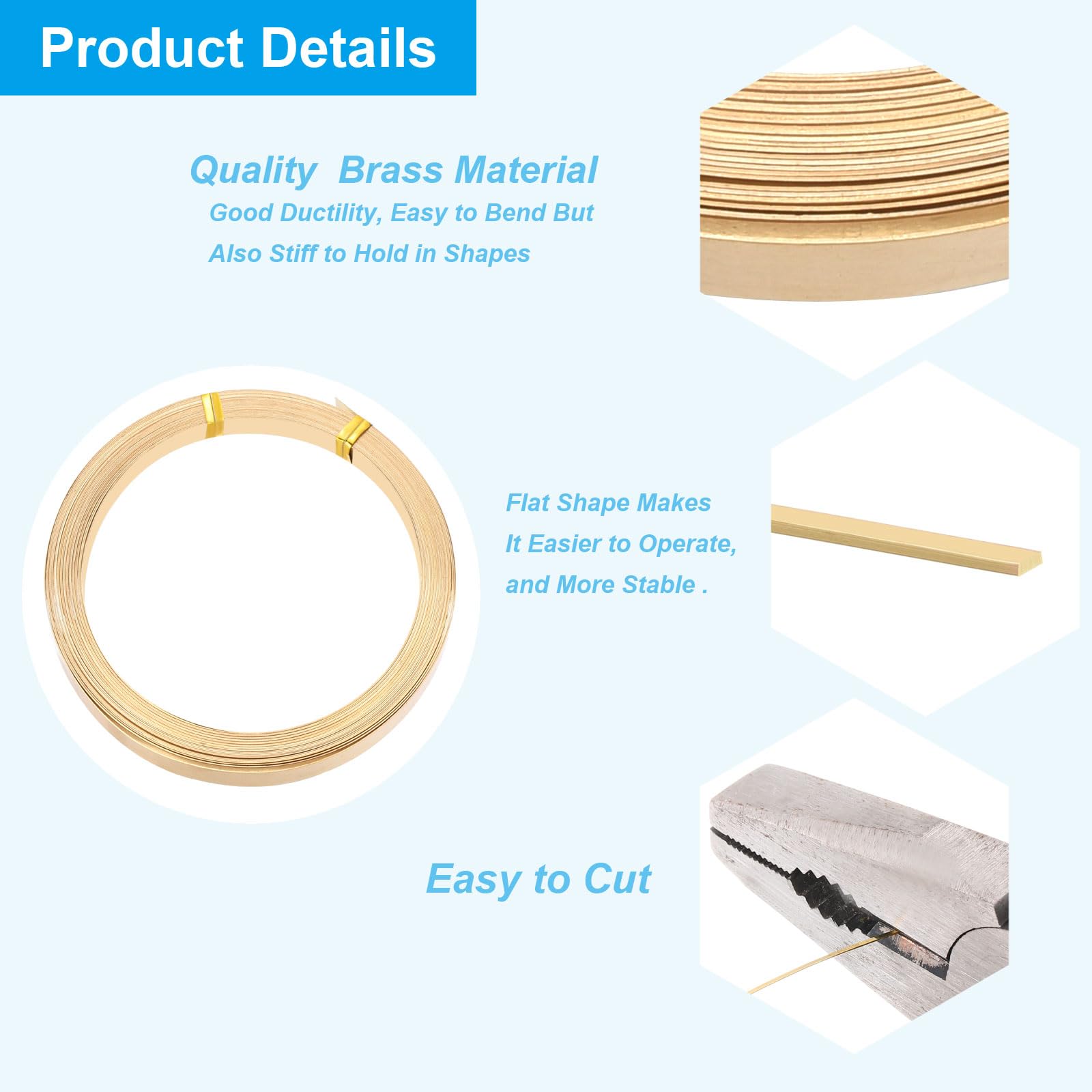 PATIKIL Flat Brass Wire - Image 3