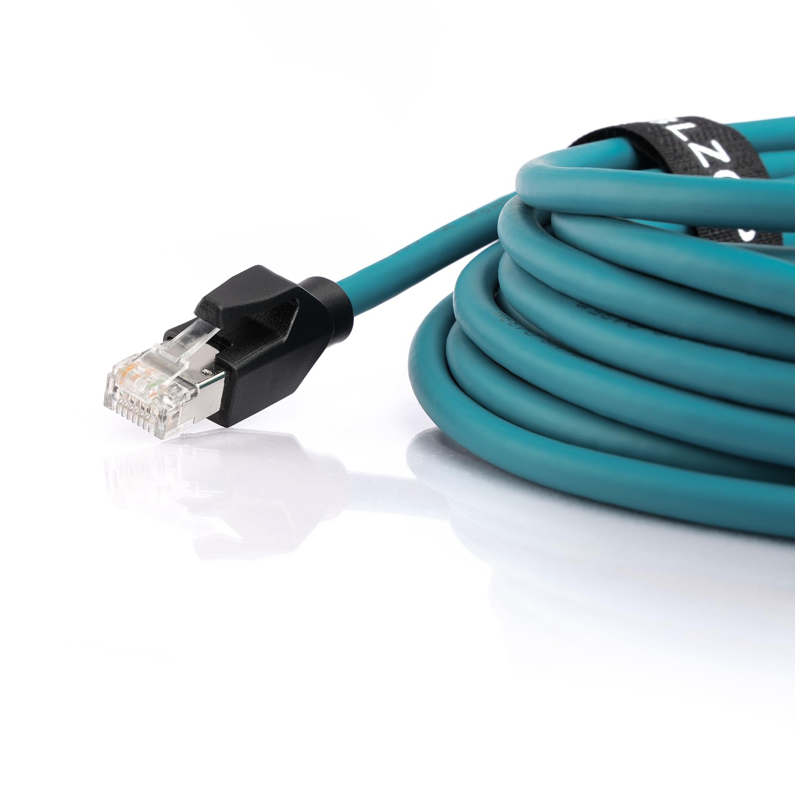 Cat5e Ethernet-Kabel, wasserdicht, M12, 4 Positionen, D-kodierter Stecker auf RJ45, industrielle Feldverdrahtung, Sensorkamera, 10 m