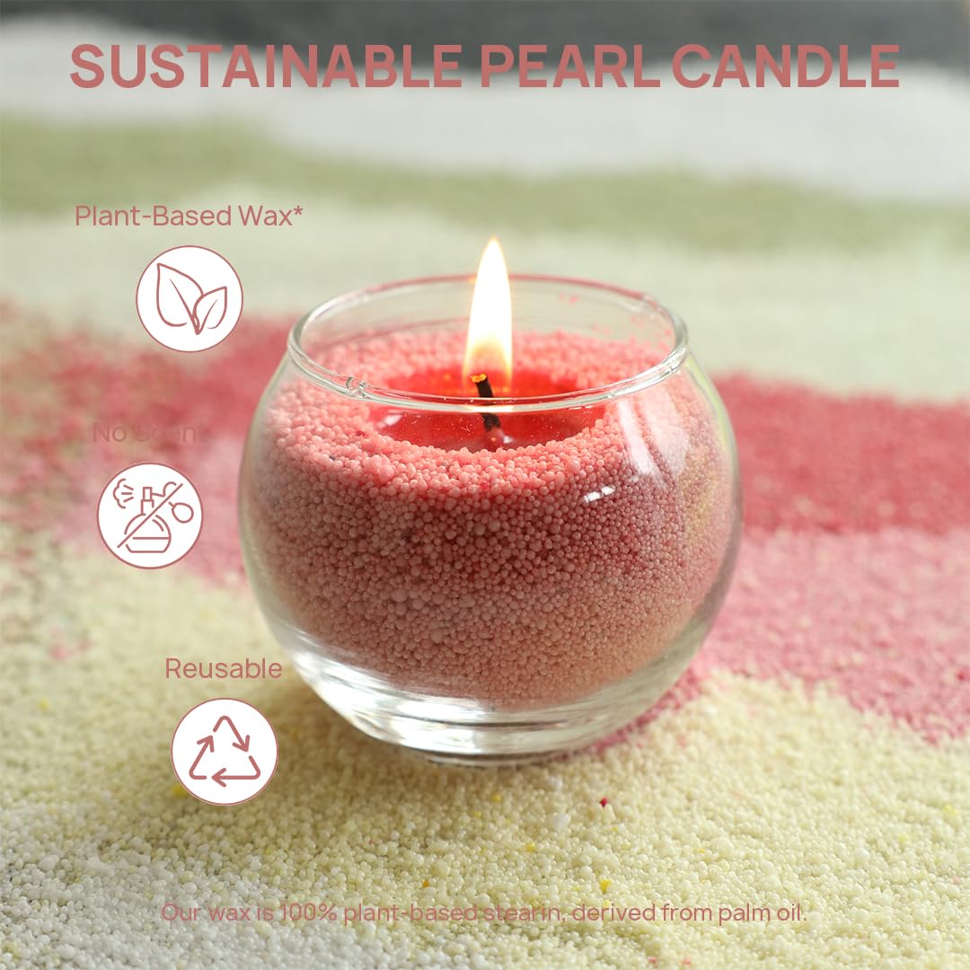 comforder Candle Sand and Wicks, Pearled Candle, Candle Making Supplies to Make Your Own Sand Candle - Image 3