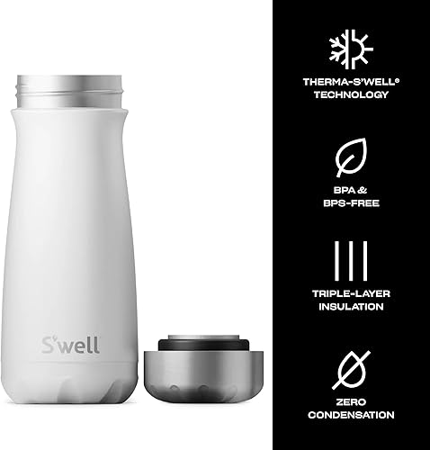 Miniatura 3 de S'well - Taza de viaje de acero inoxidable, 16 onzas