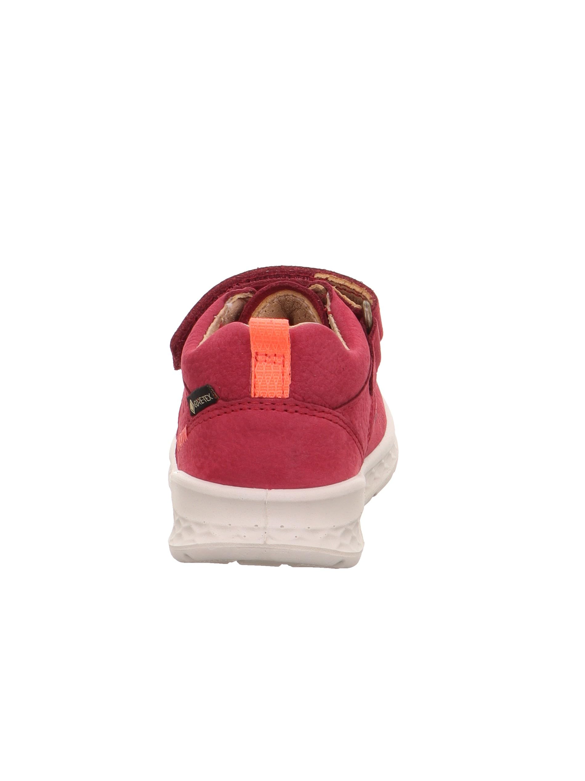 Superfit Mädchen und Jungen Ankle Boots Breeze, Kinder Stiefeletten, Weite: M IV, uebergangsschuhe, uebergangsstiefel, flach, ROT/ORANGE (030), 23 EU