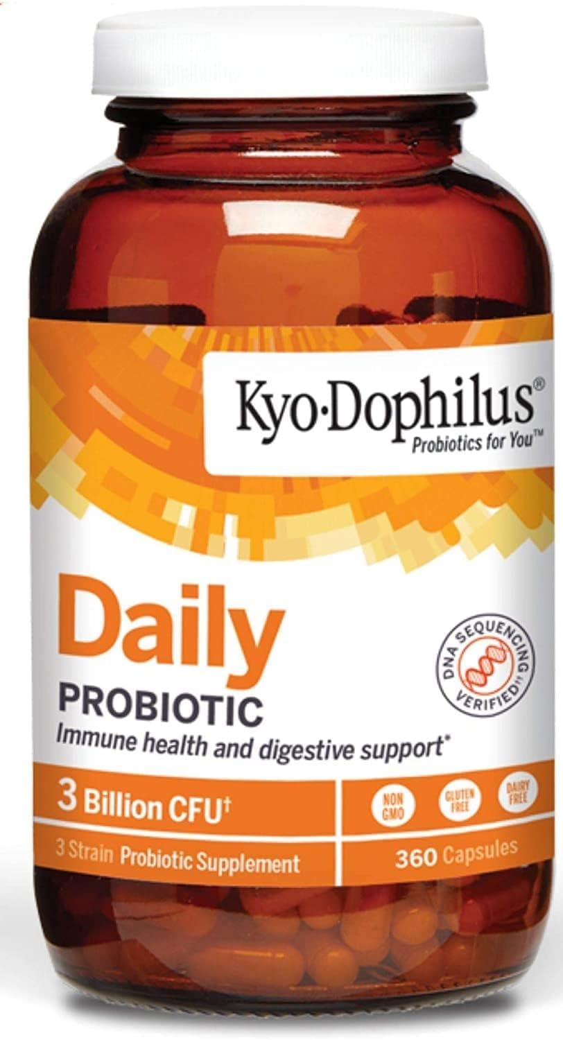 Kyolic Kyo-Dophilus Daily Probiotic, Immune Health & Digestive Support*, 360 Capsules