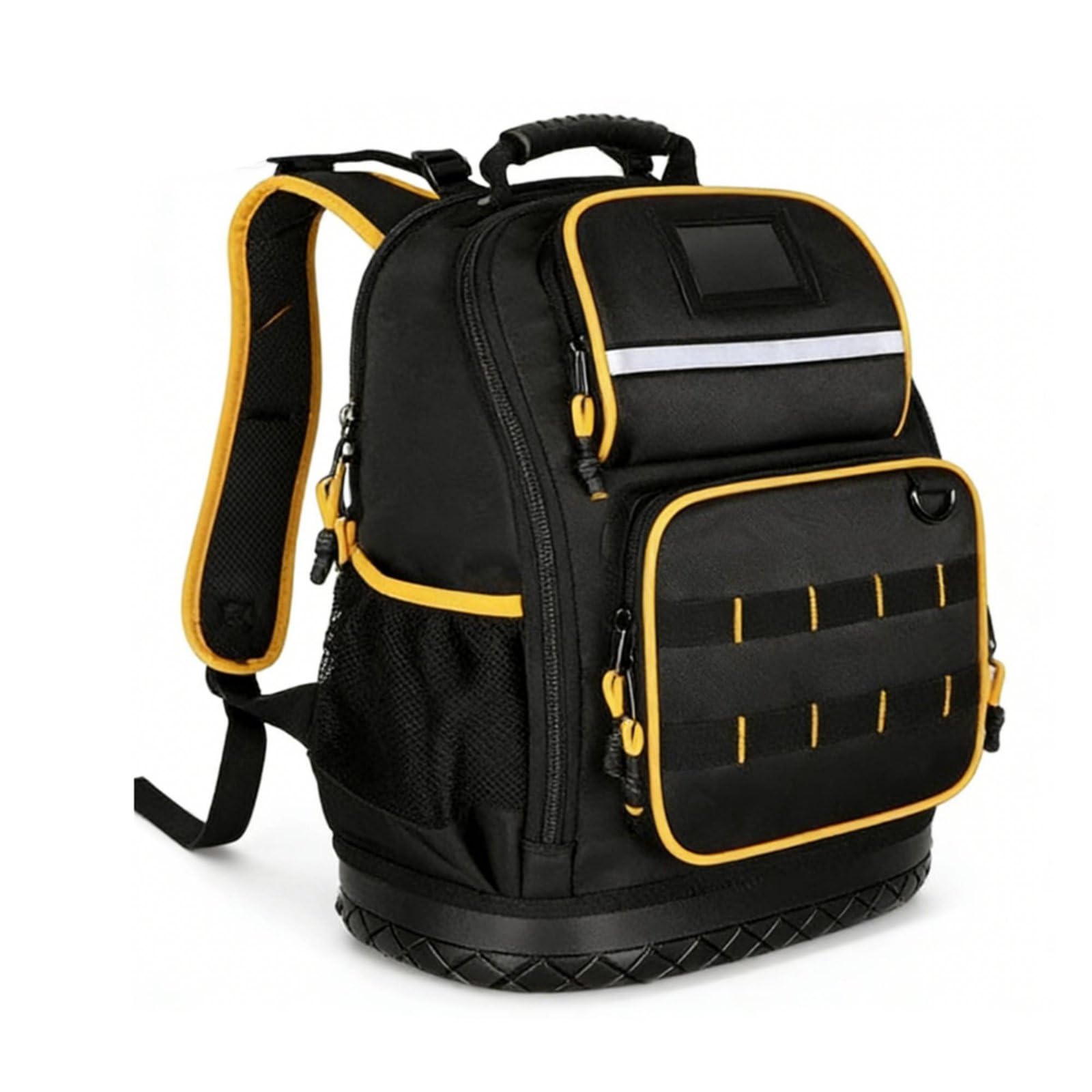 Zaino Porta Attrezzi Professionale Borsa Attrezzi Lavoro Utensili Tecnico con Alloggiamento Imbottito per Laptop 16pollici Interne