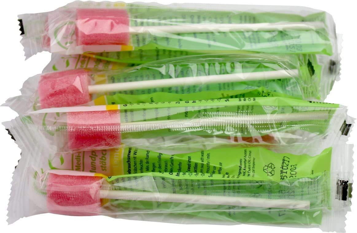 Bastoncini Igiene Orale senza Zucchero con Gusto Medi-Inn Orale Igiene Orale - gusto Lemon, 1000 Stück