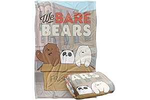 We Bare Bears Baby Bears Silky Touch Super Soft Throw Blanket (36" x 58")