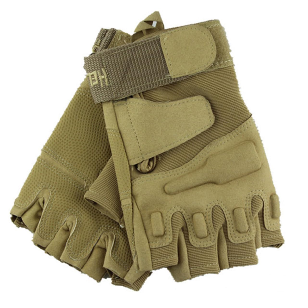 BESPORTBLE Mountain Biking Gloves Half-Finger Gloves Anti-Slip Breathable Elastic for Cycling Random