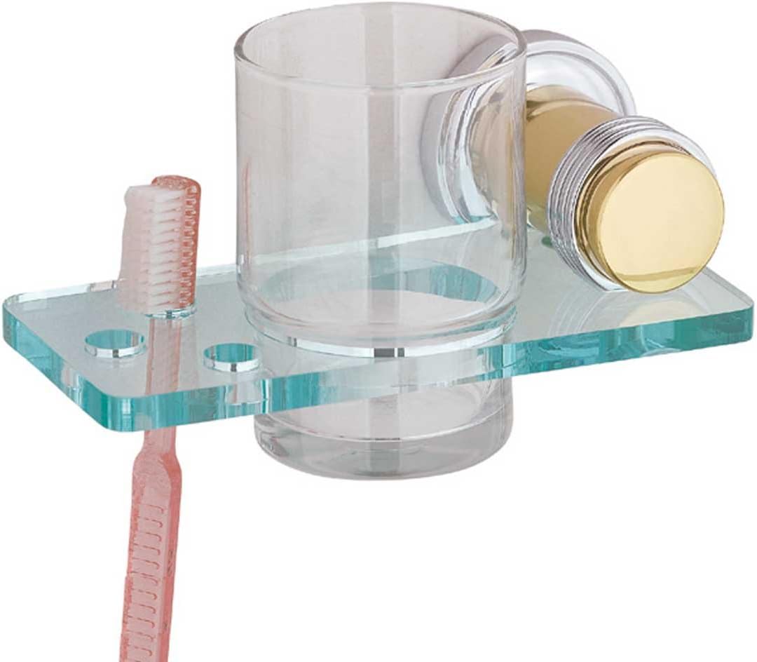 Vintage Freestanding Toothbrush Holder Chrome Brass | Renovator's Supply