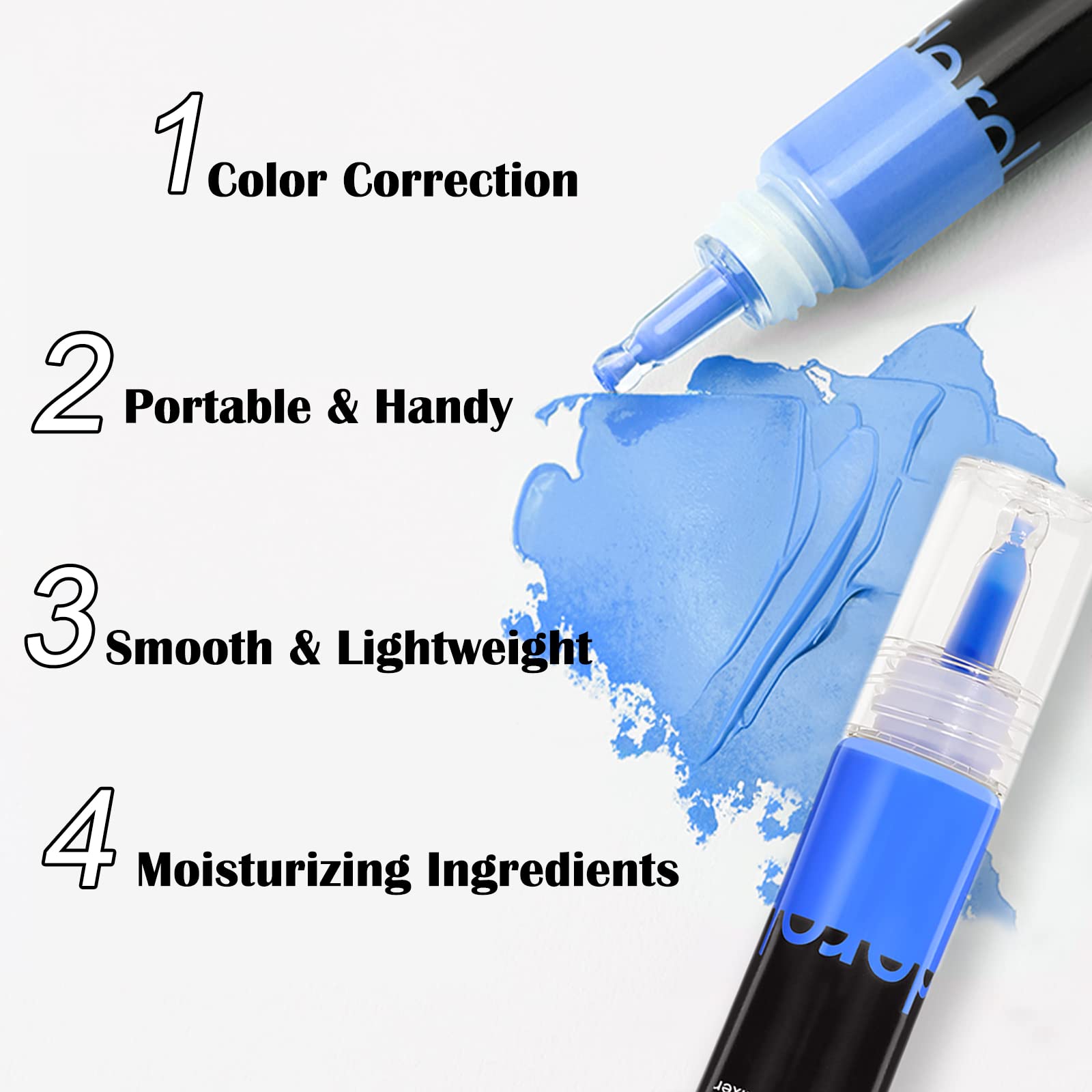 Amazon.com : Jutqut Blue Foundation, Foundation Mixing Pigment