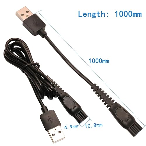 Miniatura 7 de Cable de alimentación 5V Cargador de repuesto El adaptador USB es adecuado para una variedad de peluquerías eléctricas, afeitadoras, purificadores,