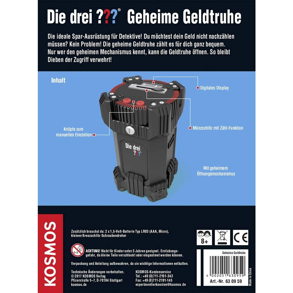 Die drei ??? Geheime Botschaften von KOSMOS, Schütze geheime Informationen, Nachrichten