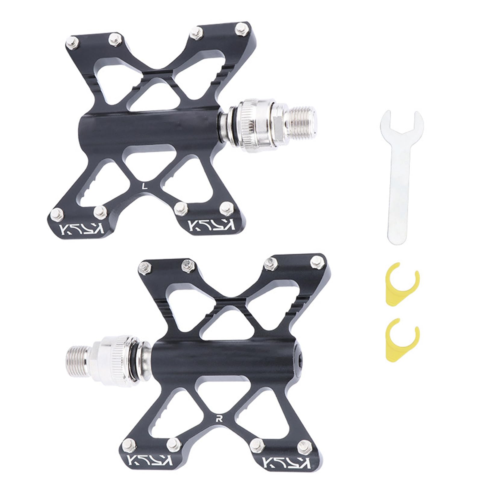 BBxunsless Pedali Per Bicicletta 9/16 "con Albero In Titanio Tubo Di Carbonio 3 Cuscinetti 86T Pedali Da Ciclismo Per Montagna/bici Da Strada (per - Foto 11