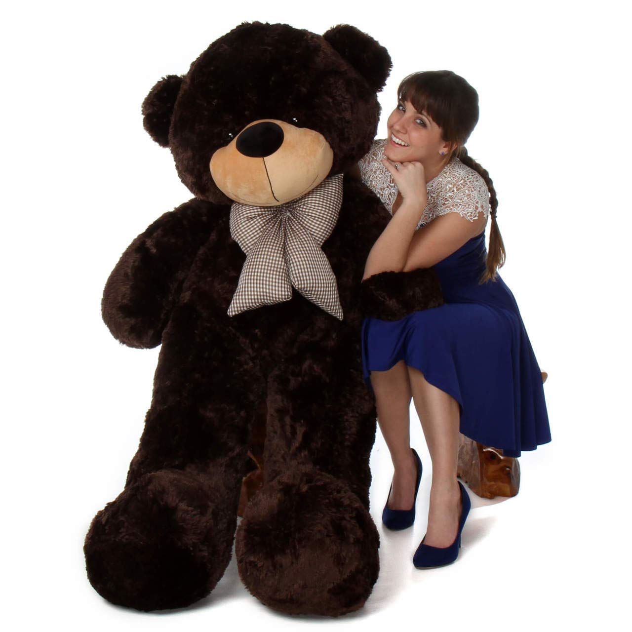 BACK BANCHERS Classy Beautiful Teddy Bear Collection for Kids and Girls Birthday Stuffed for Gift (5 FEET) (Dark Brown) (B0DCJQSR8H) Amazon Price History, Amazon Price Tracker