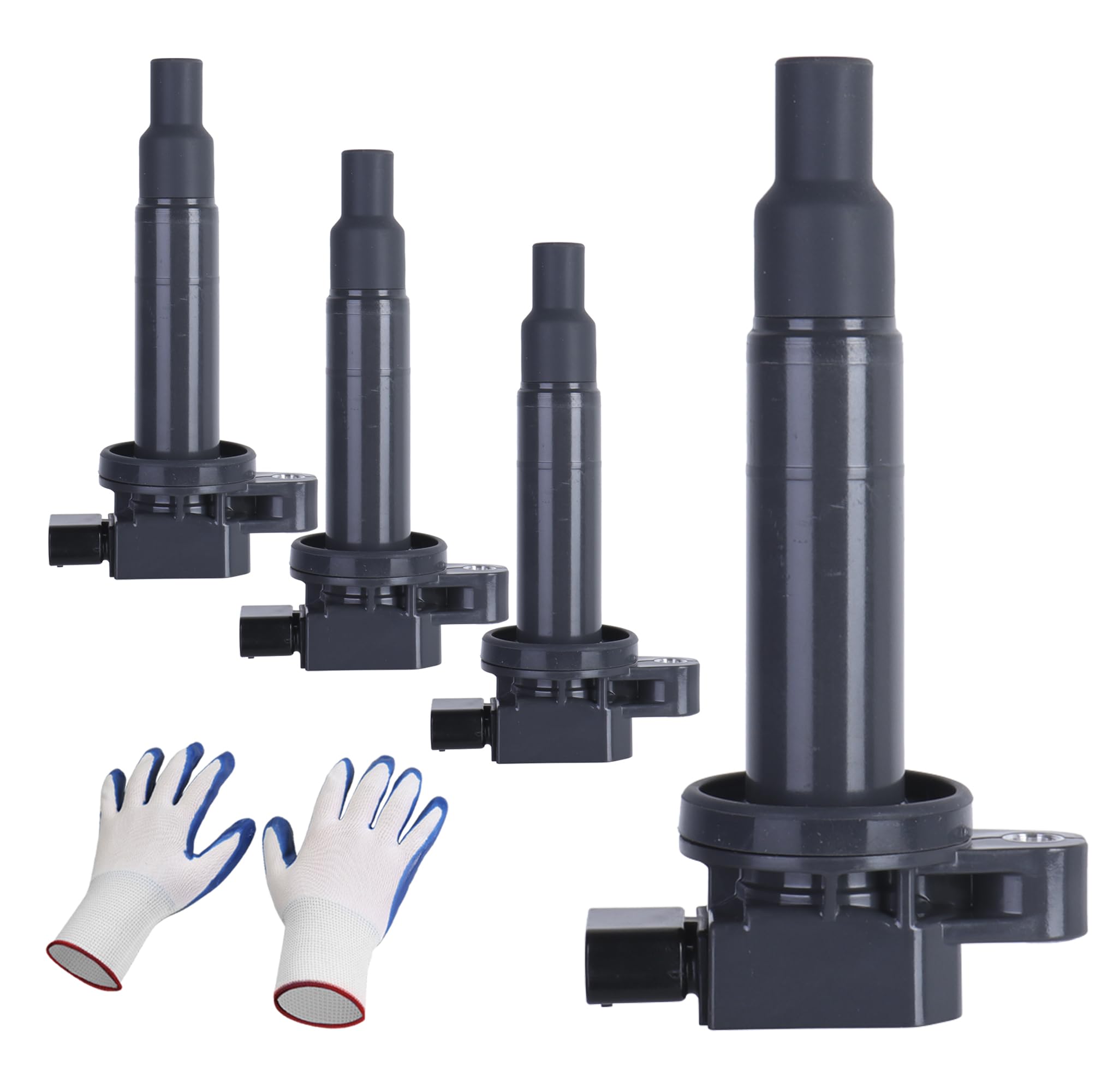 Ignition Coil Set of 4 Compatible for 2000-2014 Toyota Prius Yaris Echo Camry, 2004-2006 Scion xB UF316