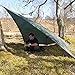 DD Hammocks - DD Tarp 3x3 - Olive Green (10ft x 10ft) - 100% Waterproof Lightweight & Multifunctional Rainfly Tarp Tent Shelter for Camping Backpacking & Hiking Adventure