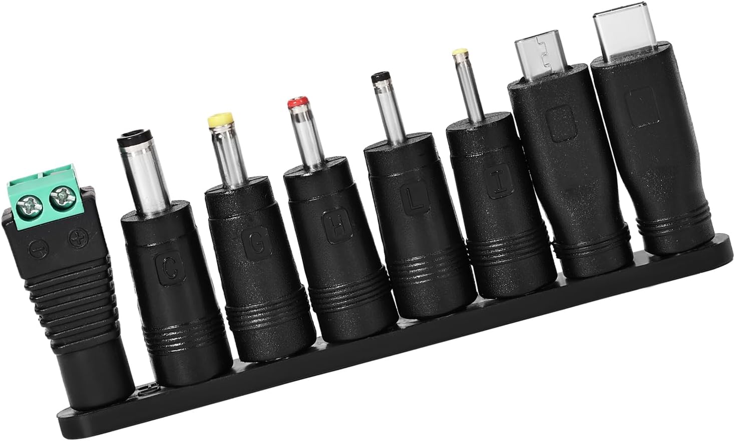 Car Charger Adapter with 3V 4.5V 5V 6V 7.5V 9V 12V Output，LED Display Voltage, Auto Cigarette Lighter Male Plug Truck Power Supply Adapter Cable for Portable DVD Player Dash cam Speaker and More