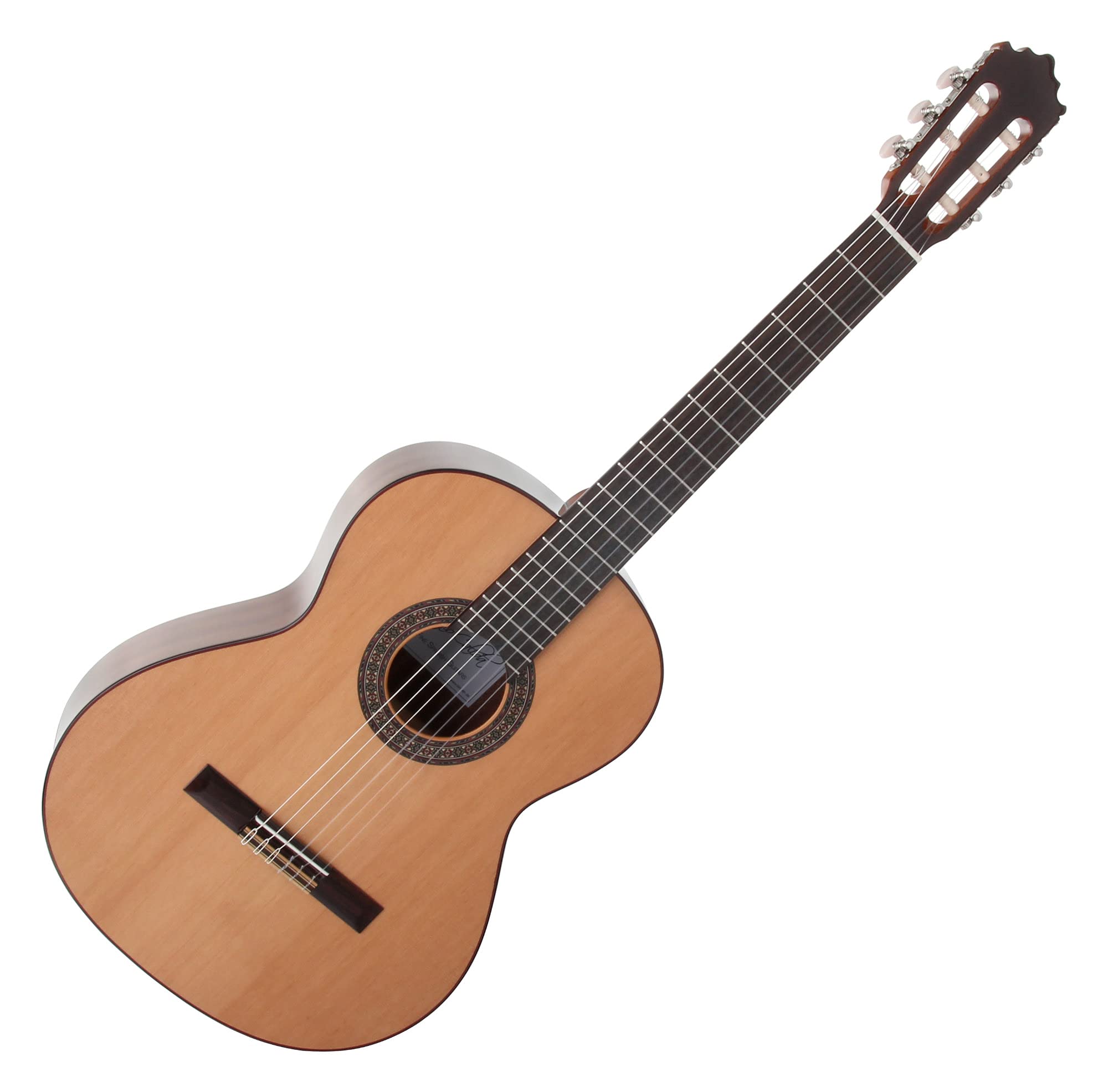 GC202G 4/4 guitarra de concierto | Tapa: cedro canadiense macizo, Fondo y aros: sapele, Mástil: caoba, Binding (tapa): Blackwood, Diapasón y puente: Blackwood