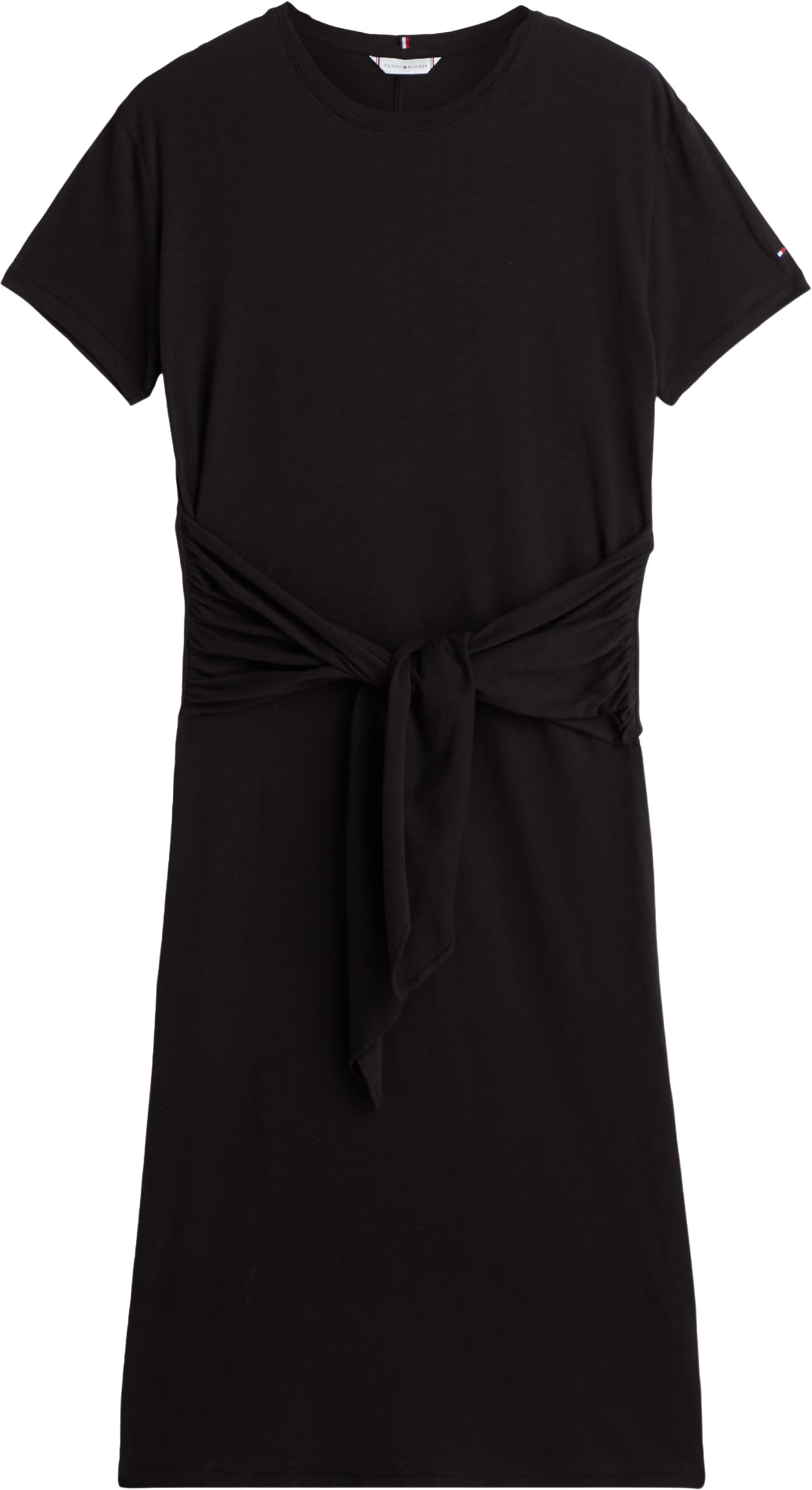 Tommy Hilfiger Damen Co Slub Knot Midi DRS Ww0ww48747 T-Shirt-Kleid (1er Pack)