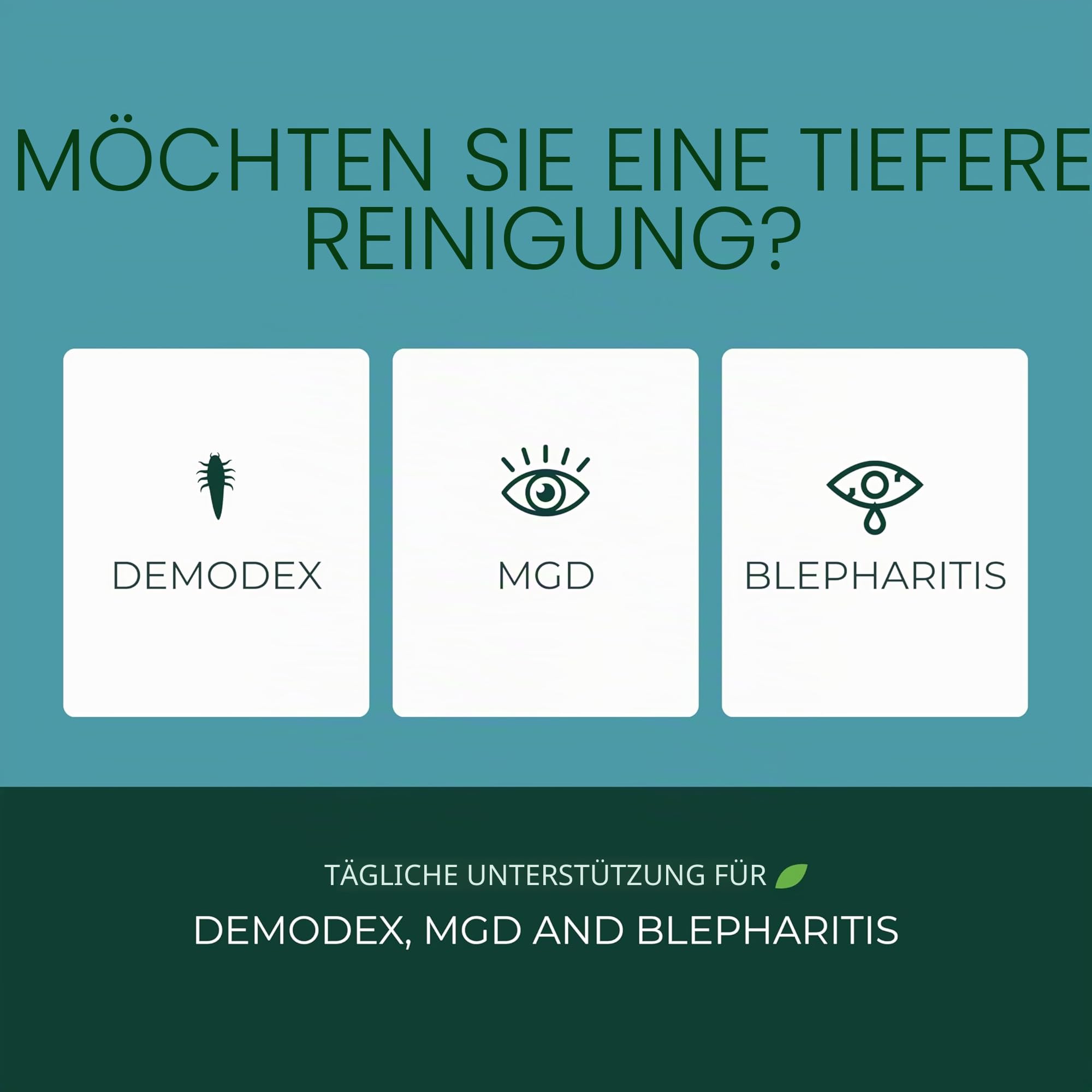 NOVEHA - Demodex Reinigungstücher für Augenlider und Wimpern | 60 Stück extra starke Wimpern-Reinigungstücher einzeln verpackt