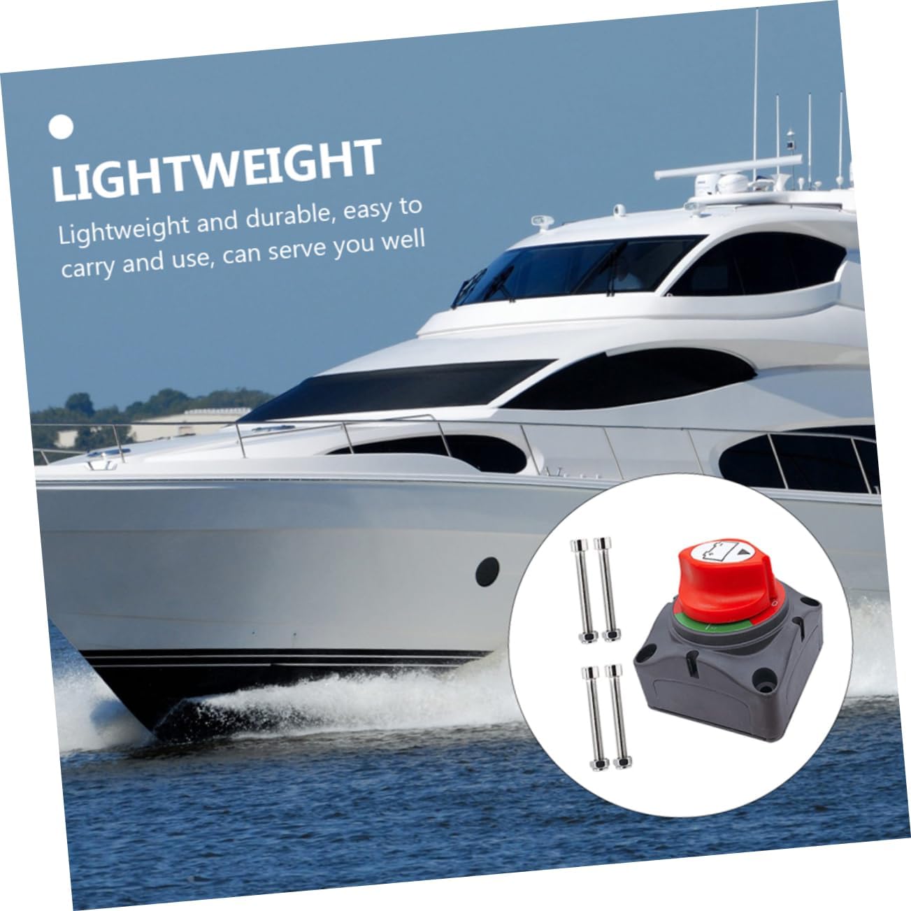 Easy Operation 600a Battery Disconnect Switch Universal Rv Boat Car Truck Isolator