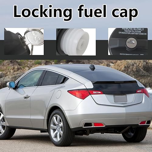 Miniatura 3 de Tapa de gas con bloqueo, tapa de combustible de bloqueo Reemplazar 12495845 compatible con SUBARU 2001-2019 Forester
