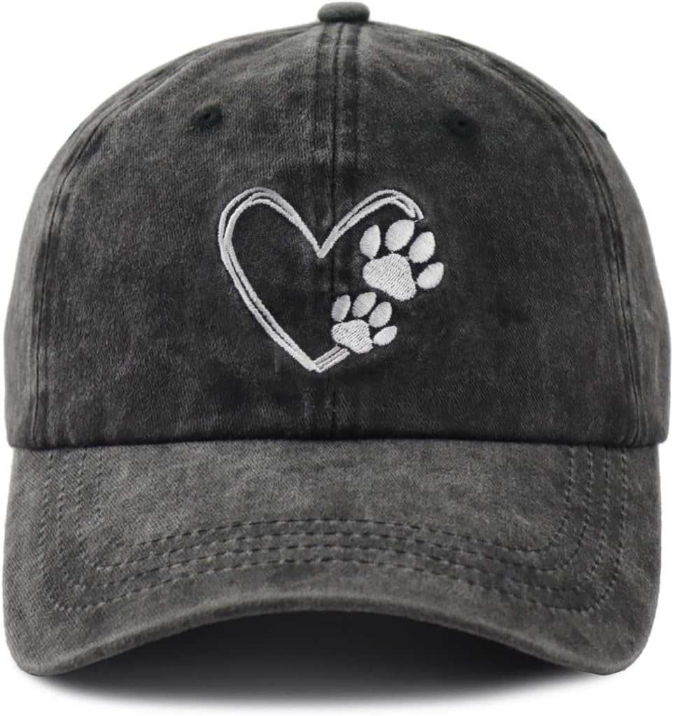 Dog Lovers Gifts for Women Men, Dog Mom Dad Hat, Pet Owner Baseball Cap, Fathers Mothers Day Christmas Birthday Gifts for Mama Papa Parents Wife Hubby