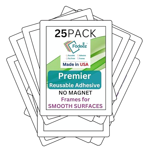 Frames - Reusable Document Holders for Smooth Surfaces - Stick,