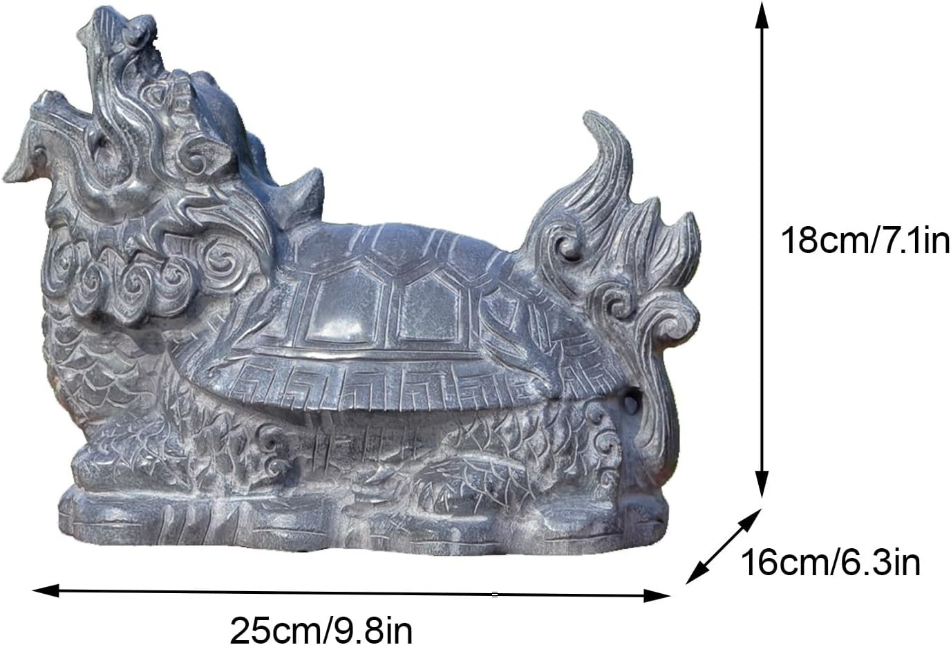 Animal Pond Spitters for Small Ponds, Animal Pond Fountains, Feature Statue for Garden, Yard, Lawn, Fish Pond Water Circulation Outlet Landscaping